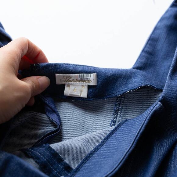 Shoshanna Denim Candelaria Dress - Size 4 - Picture 5 of 7